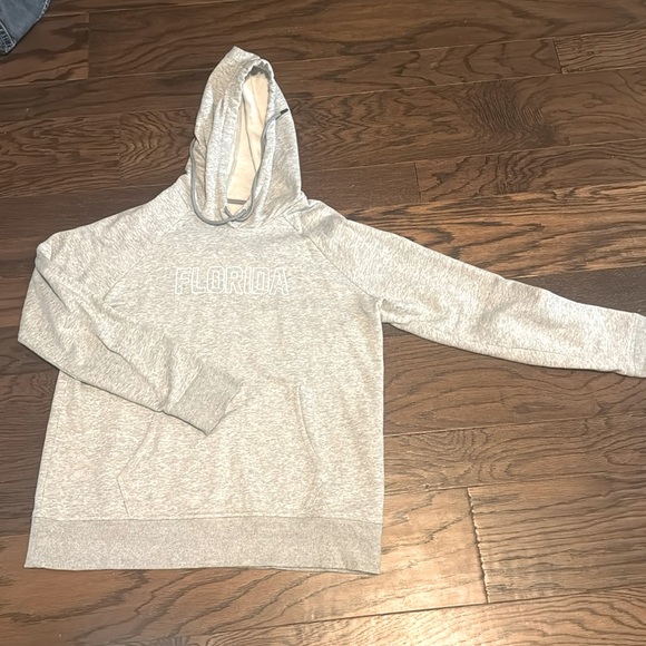 Under Armour Tops - Women's medium underarmour hoodie FLORIDA light Heather grey almost perfect cone